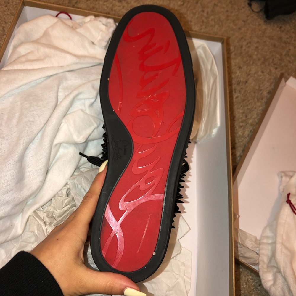 (SOLD) Christian louboutin spiked sneakers - Picture 5 of 5
